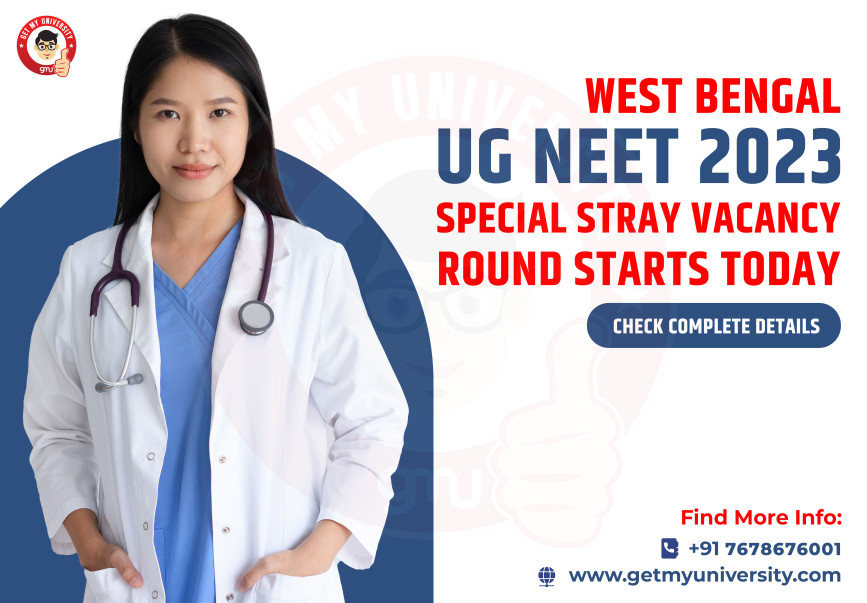 West Bengal UG NEET 2023: Special Stray Vacancy Round Starts Today: Check Complete Details